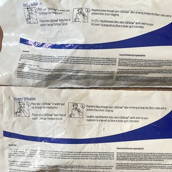 NWOT LifeStraw - Set of 2 - Picture 3 of 9